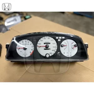92-95 Honda EG White Face Gauge Cluster – Rare Honda Part