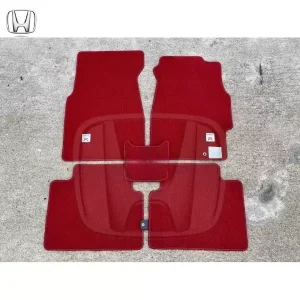 EK9 Type R Floor Matt Red Color – Rare Honda Part