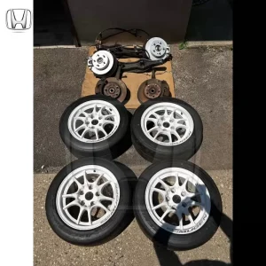 96-00 EK9 36mm 5 Lug Conversion and Muge – Rare Honda Part