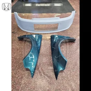 92-95 EG 3-Piece Wide Fiberglass Front E – Rare Honda Part