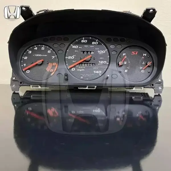 99-00 Honda Civic EM1 Cluster 166k mph – Rare Honda Part
